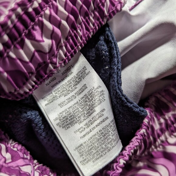 Columbia Shorts Womens Large Pink Retro Swirl Print Pockets Pockets 5.5" - Picture 6 of 7